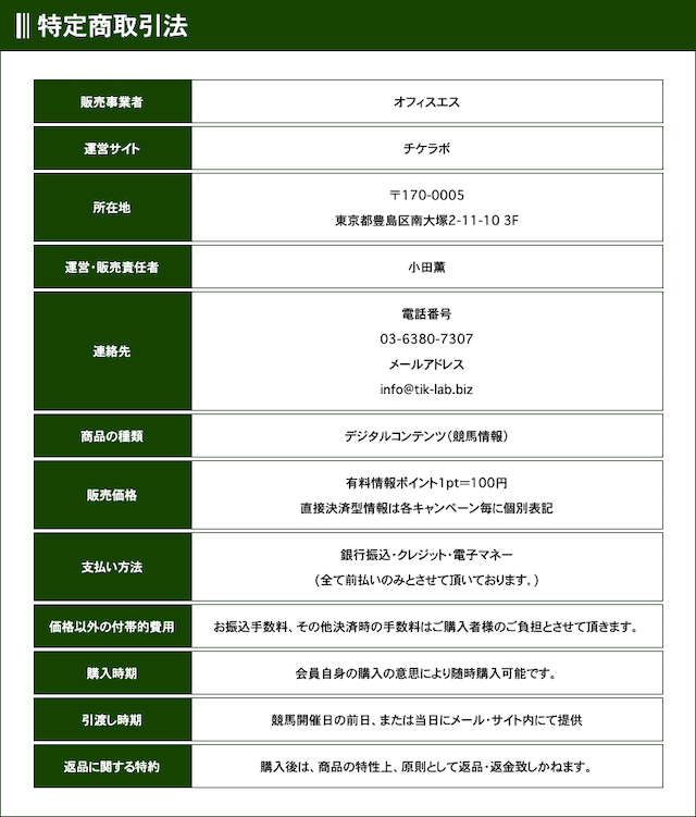 チケラボ特商法