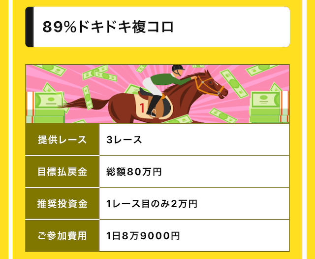 エコ競馬の有料情報2