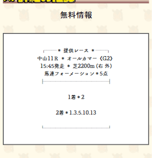 ダビアカの2022年9月25日の無料予想の買い目