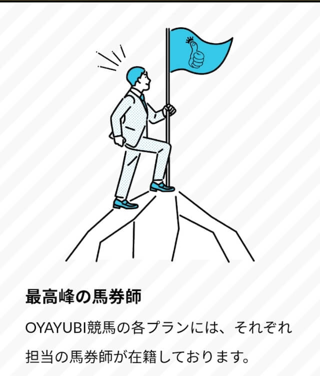 OYAYUBI競馬の馬券師について