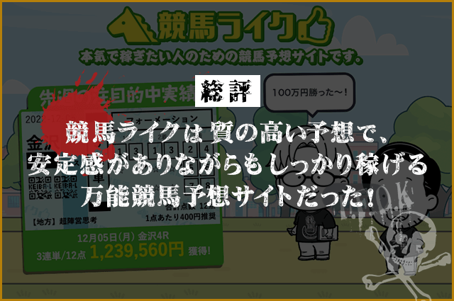 競馬ライクの総評画像