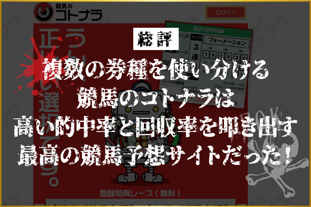 競馬のコトナラ総評画像