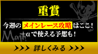 今週のメインレース攻略はここ！＋αで使える予想も！