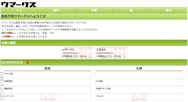 地方競馬予想全レース無料 ウマークス