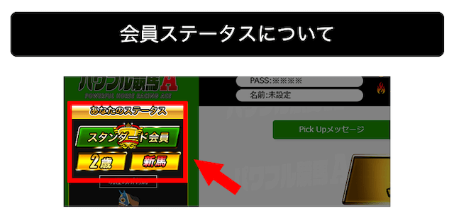 パワフル競馬A　ステータス解説