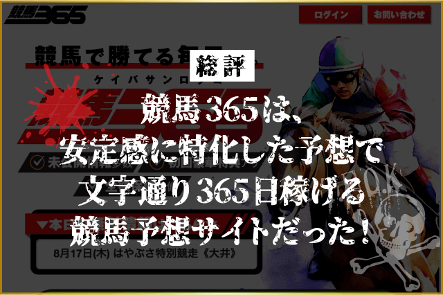 競馬365の総評画像