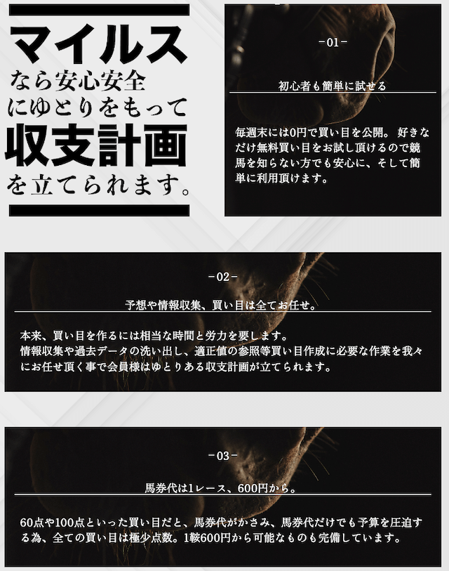 マイルス 特徴