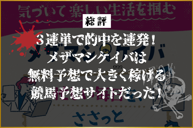 メザマシケイバ総評画像