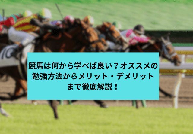 競馬勉強コラム　サムネイル