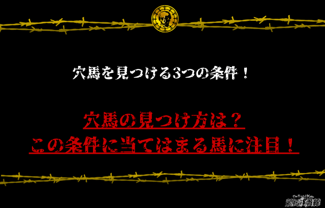 競馬の穴馬の見つけ方 穴馬の3つの条件