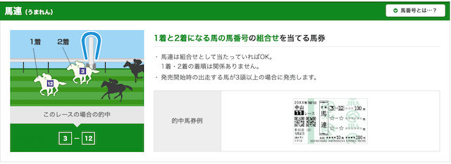 競馬 馬連とは 券種の解説