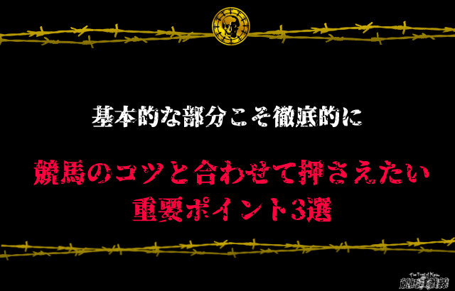 競馬のコツ 合わせて押さえたいポイント3選