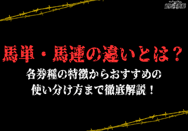 馬単馬連コラム　サムネイル画像