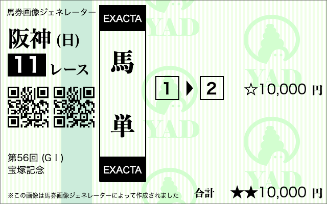 馬単フォーメーション イメージ画像