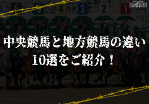 中央競馬と地方競馬の違い