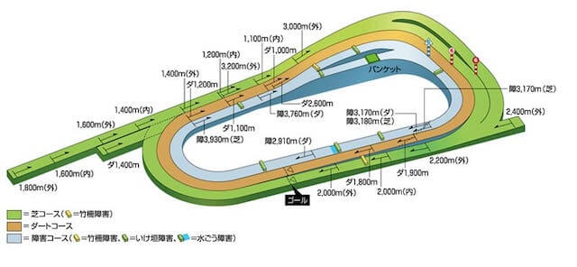 京都芝2,200m