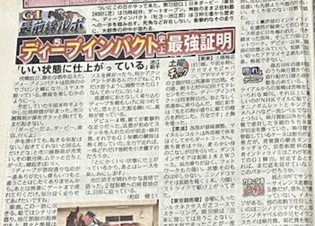 スポニチの重賞レース特集