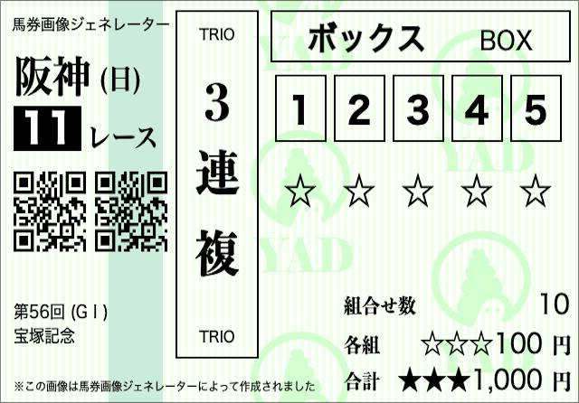 3連複ボックス