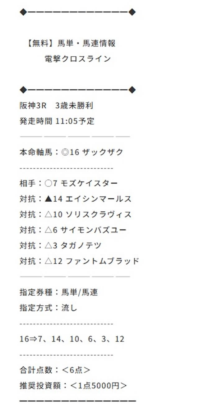 0406_逆転の週末無料予想買い目