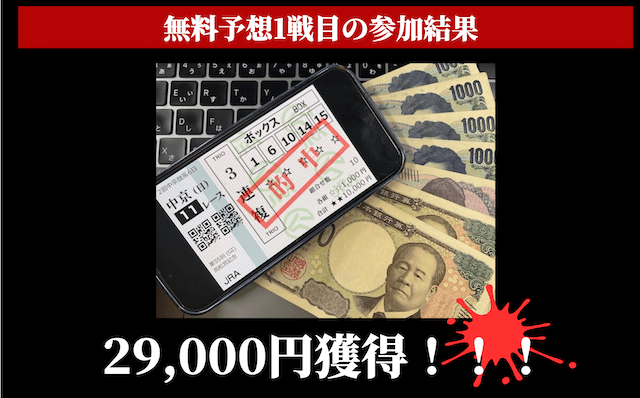 えーあいneo無料予想初戦参加結果