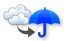 曇のち雨