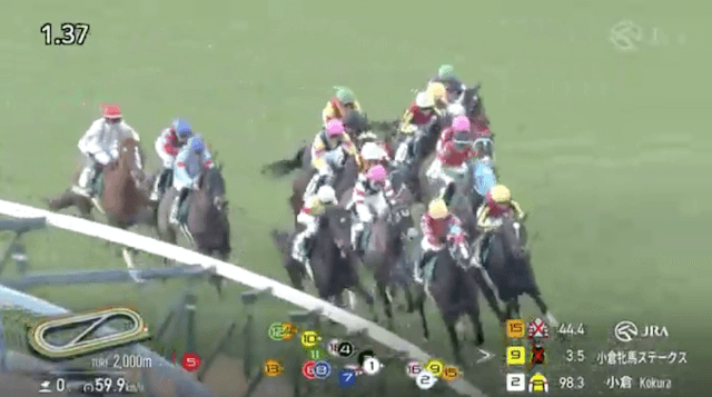 小倉11R第4コーナー