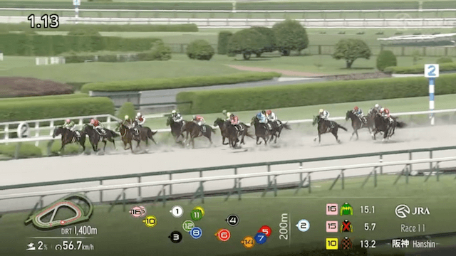 2025年6月21日阪神競馬11Rレース映像④