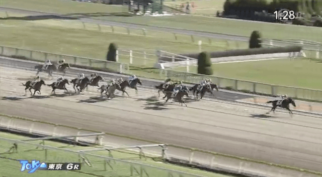 東京6Rラストスパート