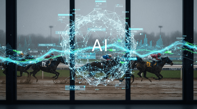 雨の日の競馬予想をするAI