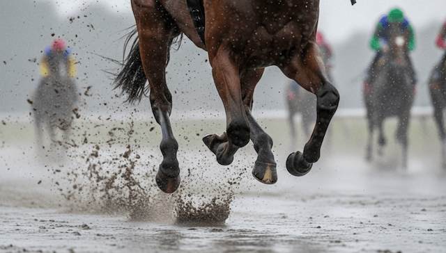 雨の日に有利な脚質①：先行型の馬