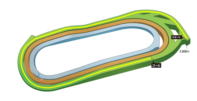 東京競馬場芝2000m