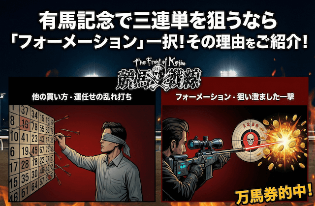 有馬記念三連単フォーメーションおすすめの理由
