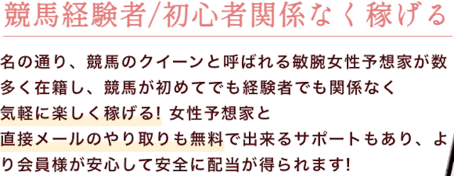 競馬クイーン_特徴