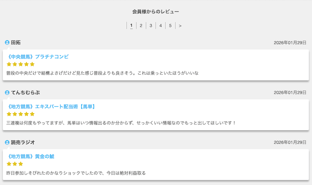競馬タイム　口コミ