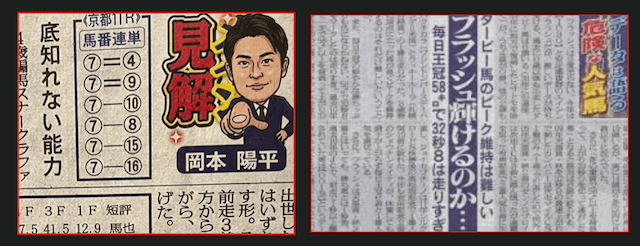 岡本陽平のコラム・本紙予想