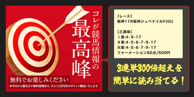 大当たり競馬の無料予想