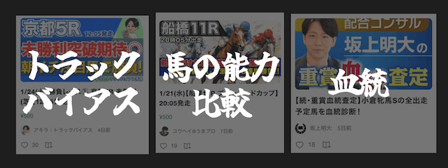 競馬予想家の得意分野