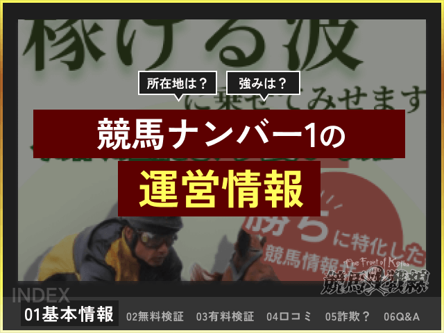 競馬ナンバー1 トップ