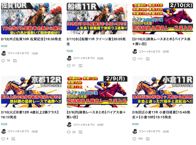 うまログ　こうへい　note