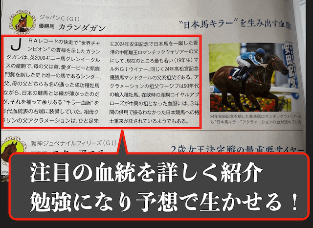 優駿のポイント2