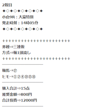 穴馬ch25の有料予想20250216-2