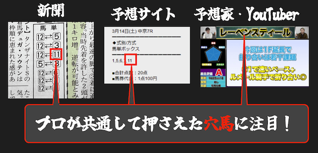 プロが共通で押さえた穴馬