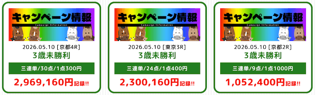 みどりの的中らんど 的中