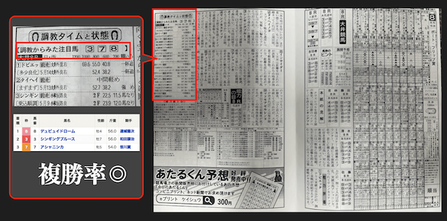 ケイシュウの調教注目馬