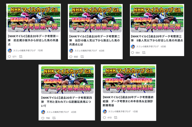 スミレのnote記事