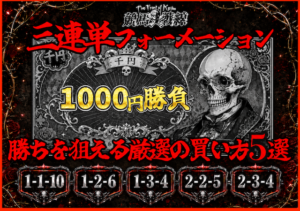 三連単フォーメーション1000円のサムネイル